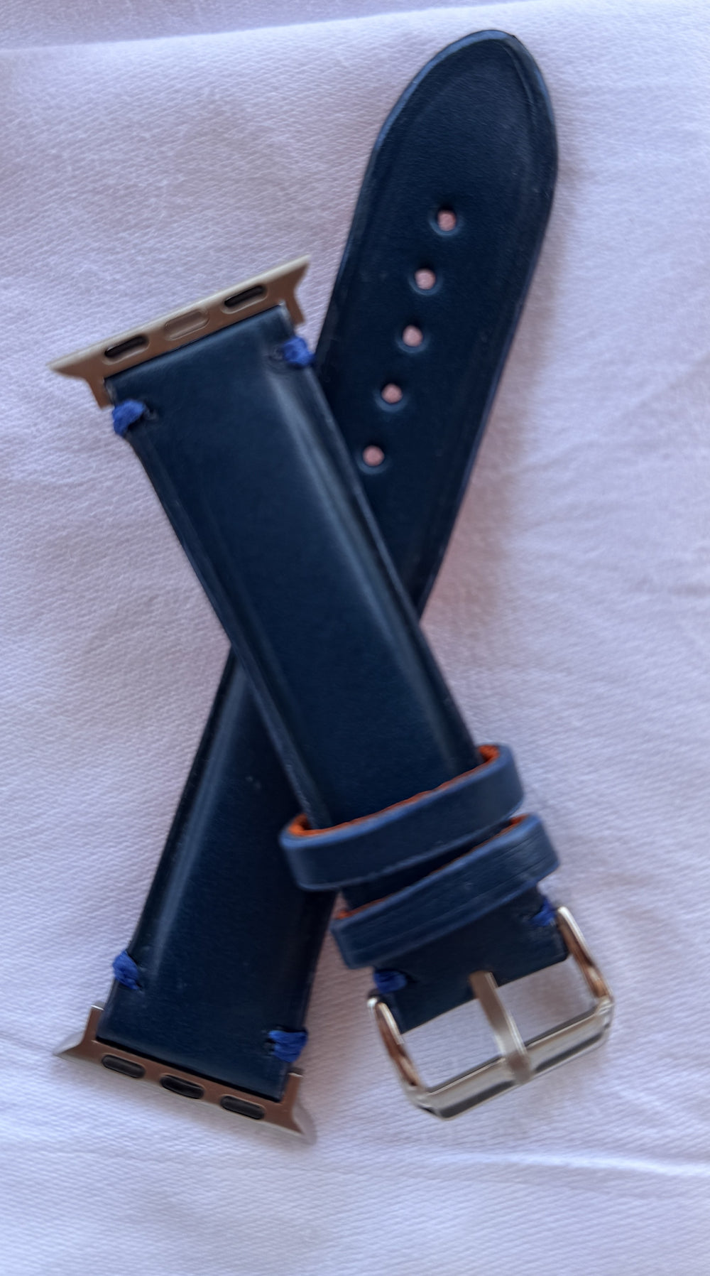 Calfskin Watch Strap — Navy