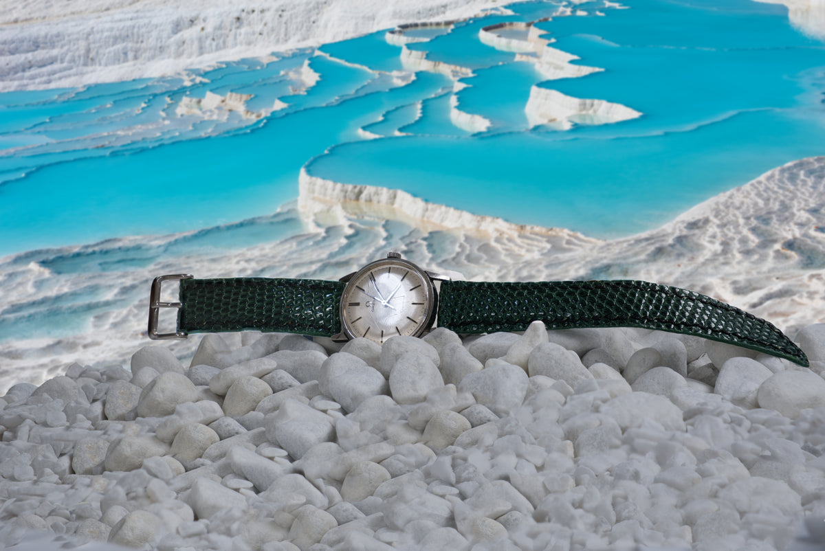 Lizard Watch Strap — Green