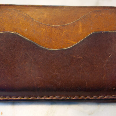 Handmade Calfskin Card Holder – Slim Leather Wallet